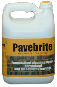 Fungal / algal cleaning agent for stained and discoloured pavings 
